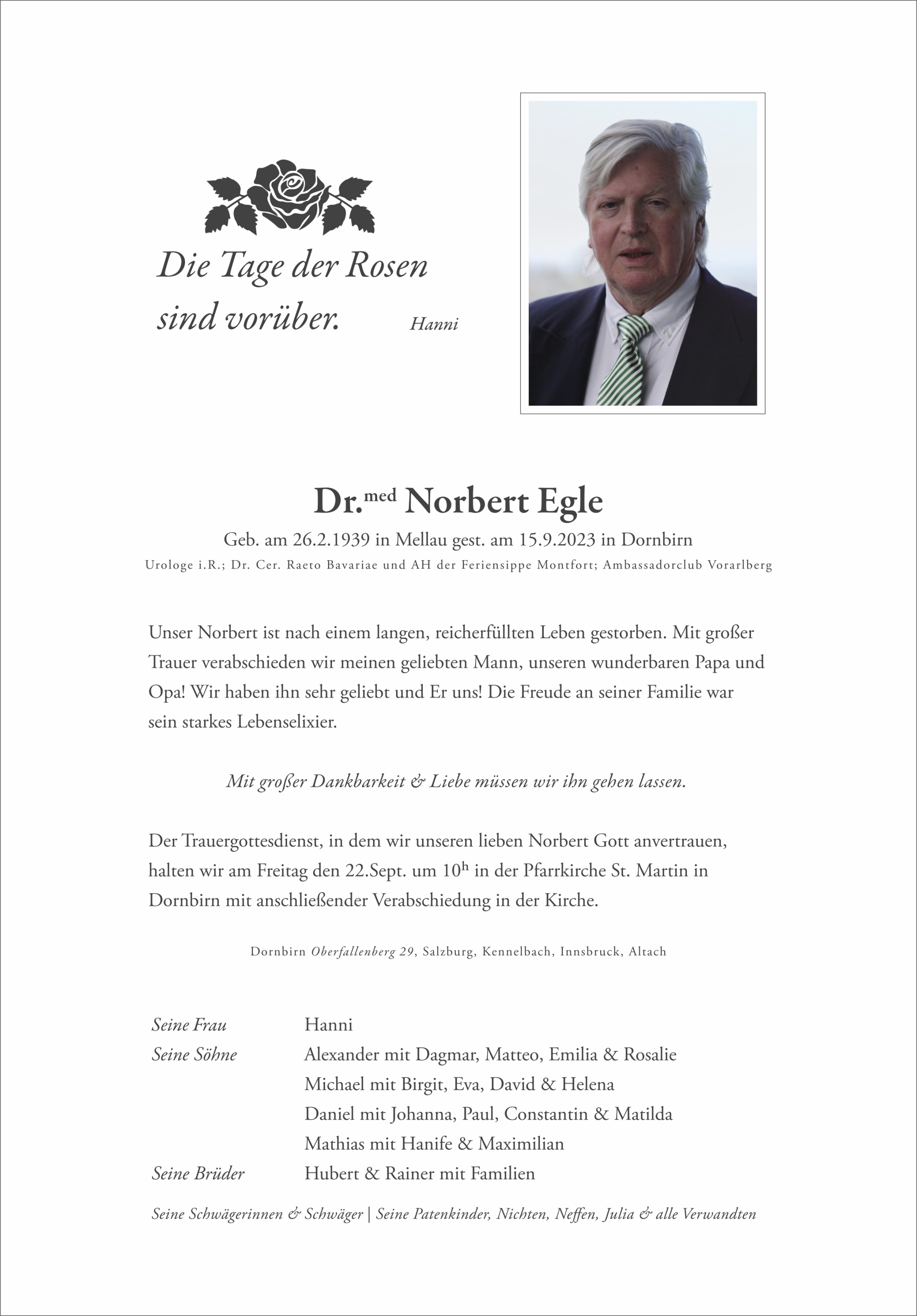 Dr. Norbert Egle